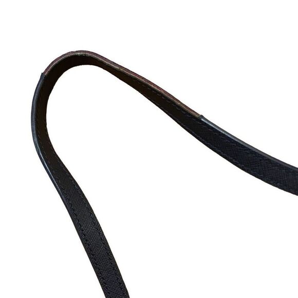 Tory Burch York Buckle Tote Saffiano Leather Navy Blue - Picture 9 of 10